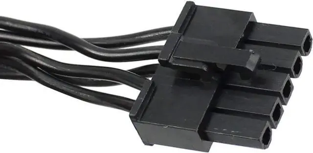 Alt view image 3 of 7 - Great Wall Dragon Power Module Line 5P to Large 3 SATA 4P 5Pin to Hard Disk Line 4Pin Power Line 1 to 3 Splitter PC Server Multiplier Hard Drive Power Supply Extension Cable 80cm