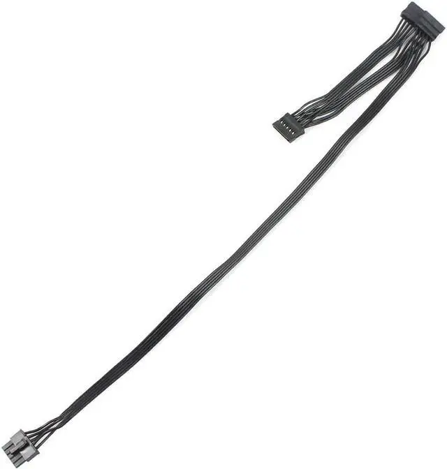 Alt view image 4 of 7 - Great Wall Dragon Power Module Line 5P to Large 3 SATA 4P 5Pin to Hard Disk Line 4Pin Power Line 1 to 3 Splitter PC Server Multiplier Hard Drive Power Supply Extension Cable 80cm