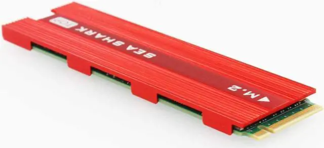 Alt view image 2 of 5 - JEYI SeaShark Heat Sink Heatsink NVME NGFF M.2 U.2 Heat Dissipation Aluminum Sheet Thermal Conductivity Silicon Wafer Cooler