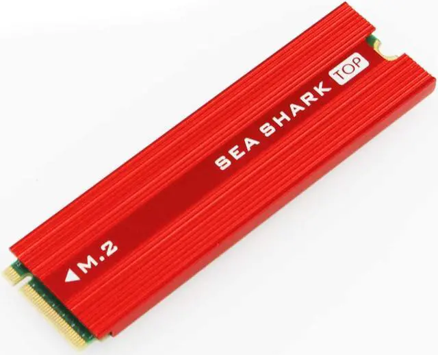Alt view image 3 of 5 - JEYI SeaShark Heat Sink Heatsink NVME NGFF M.2 U.2 Heat Dissipation Aluminum Sheet Thermal Conductivity Silicon Wafer Cooler