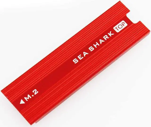 Alt view image 4 of 5 - JEYI SeaShark Heat Sink Heatsink NVME NGFF M.2 U.2 Heat Dissipation Aluminum Sheet Thermal Conductivity Silicon Wafer Cooler