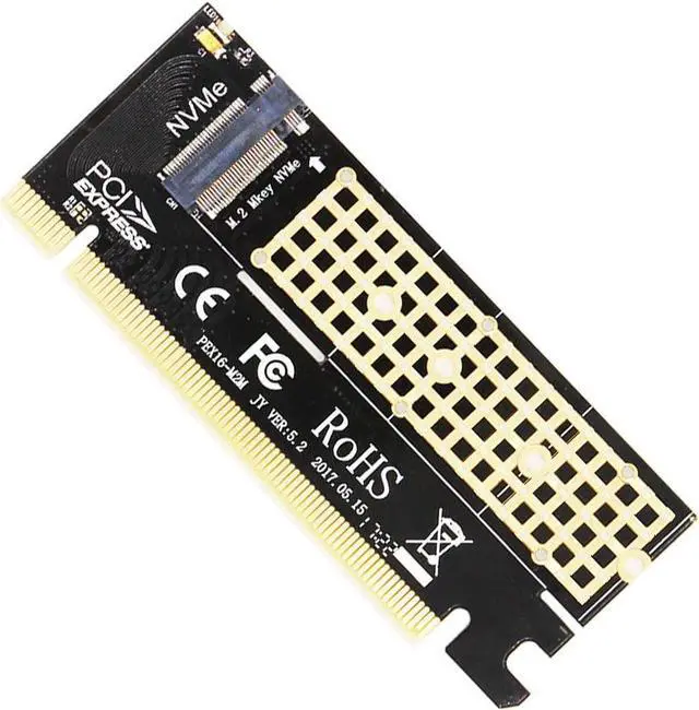 Alt view image 5 of 6 - JEYI Swift MX16 M.2 NVMe SSD NGFF to PCIE 3.0 X16 Adapter M Key Interface Ccard Suppor PCI Express x16 2280 Size m.2 Full Speed (MX16+ Sea Shark Red)