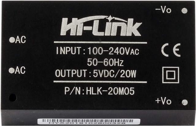 Alt view image 2 of 6 - HI-Link HLK-20M05 AC-DC 220V to 5V 20W Step-Down Power Supply Module Intelligent Household Switch Power Supply Module (5 PCS)