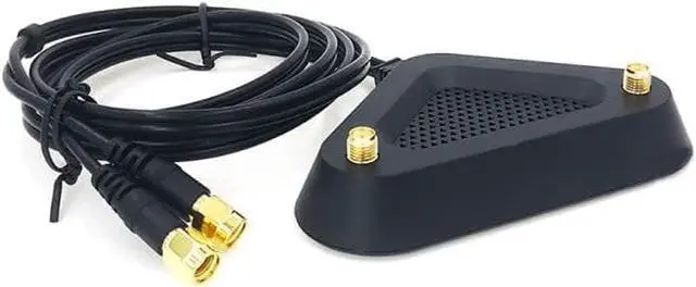 Alt view image 2 of 5 - 2-4G 5-8G Dual Band Antenna Extension Cable with Magnetic Base 8DB SMA Antenna for WiFi Router Wireless Network Card (Combo A)