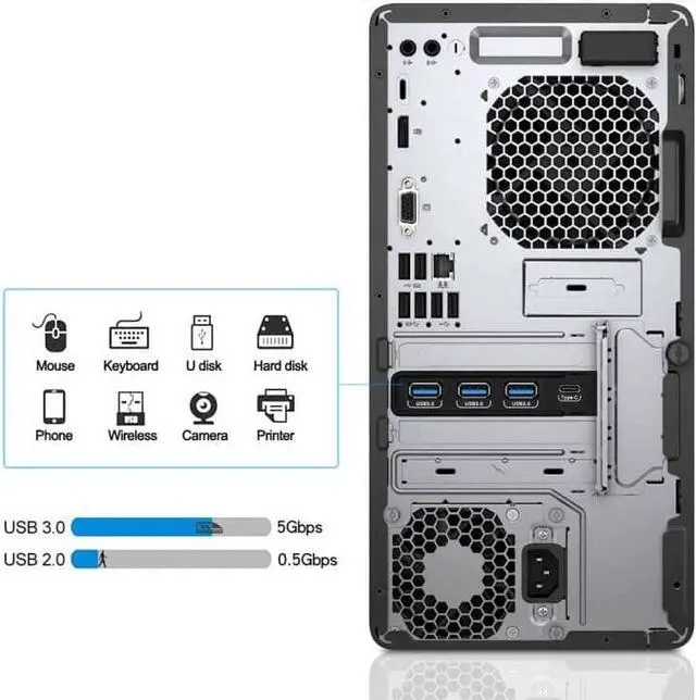 Alt view image 4 of 5 - USB 3.0+ USB C Port PCI-E Expansion Card PCI Express 1X PCIe USB 3.0 HUB Adapter Card 4-Port USB3.0 5Gbps Controller for 2U Case (Standard Type B)