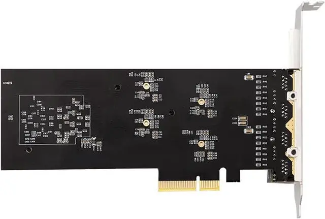 Alt view image 3 of 6 - diewu 4Port 2.5G Gigabit PCIe Network Card Ethernet Adapter with Chip I225 High-Speed Non-Drop for Computer Gaming Desktop ESXi Diskless PXE Boot