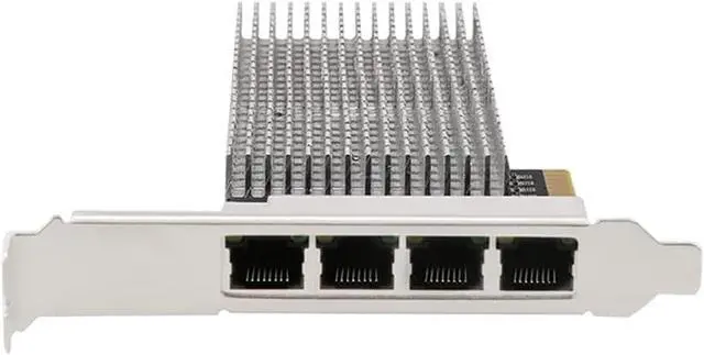Alt view image 4 of 6 - diewu 4Port 2.5G Gigabit PCIe Network Card Ethernet Adapter with Chip I225 High-Speed Non-Drop for Computer Gaming Desktop ESXi Diskless PXE Boot
