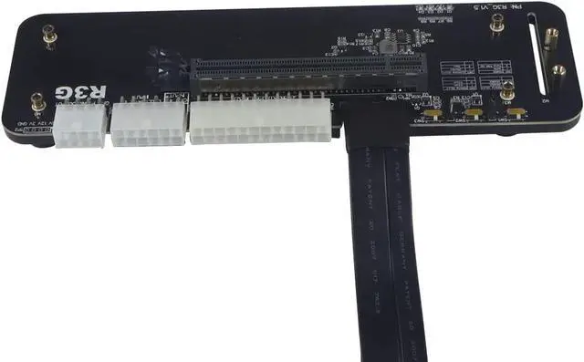 Alt view image 3 of 7 - M.2 Key M NVMe External Graphics Card Stand Bracket 32Gbs PCIe3.0x4 R43SG Docking Station for ITX STX NUC VEGA64 GTX1080ti (R43SG 25cm)