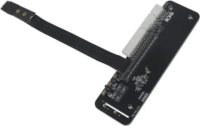 Alt view image 4 of 7 - M.2 Key M NVMe External Graphics Card Stand Bracket 32Gbs PCIe3.0x4 R43SG Docking Station for ITX STX NUC VEGA64 GTX1080ti (R43SG 25cm)