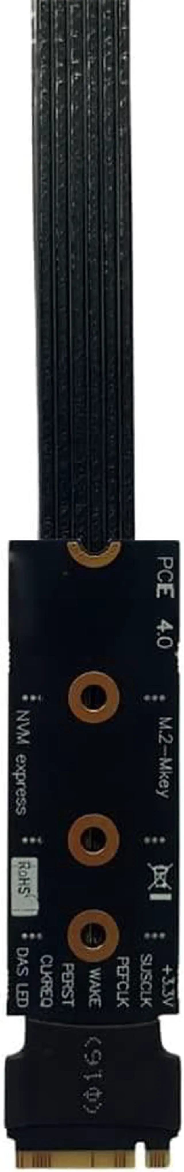 Alt view image 2 of 6 - R43SG GEN4 M.2 M-Key to PCIE X16 4.0 External Graphics Card Stand Bracket Compatible with NVME SSD NUC Host Expansion Card Graphics Dock (50cm)