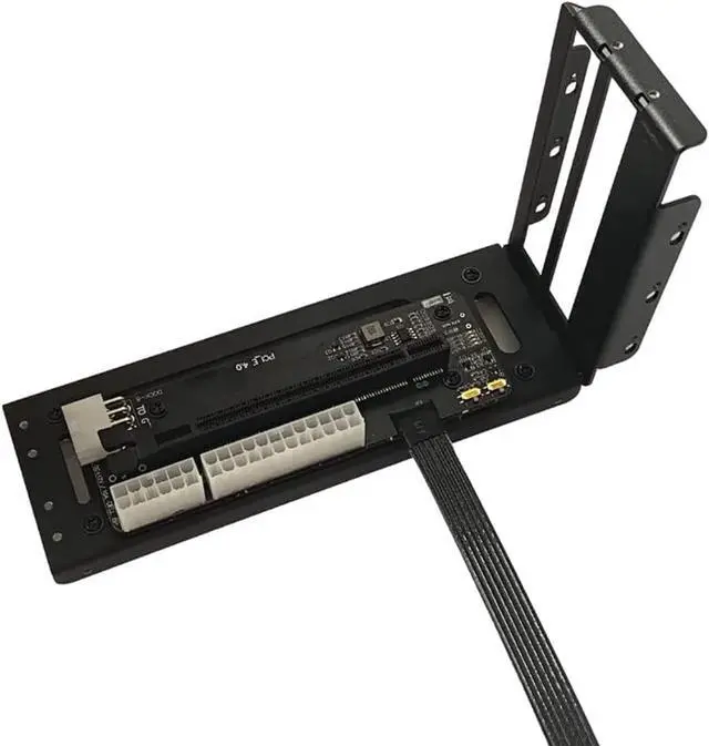 Alt view image 6 of 6 - R43SG GEN4 M.2 M-Key to PCIE X16 4.0 External Graphics Card Stand Bracket Compatible with NVME SSD NUC Host Expansion Card Graphics Dock (50cm)