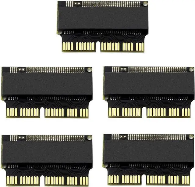 Main image of M.2 NGFF Adapter NVMe PCI-E x4 M2 to SSD Compatible with A-pple Laptop,Mac-Book Air Pro 2013 2014 2015 A1465 A1466 A1502 A1398 (5Pcs)