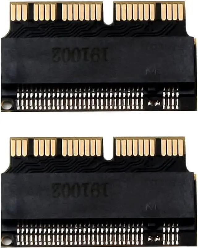 Main image of M.2 NGFF Adapter NVMe PCI-E x4 M2 to SSD Compatible with A-pple Laptop,Mac-Book Air Pro 2013 2014 2015 A1465 A1466 A1502 A1398 (2Pcs)