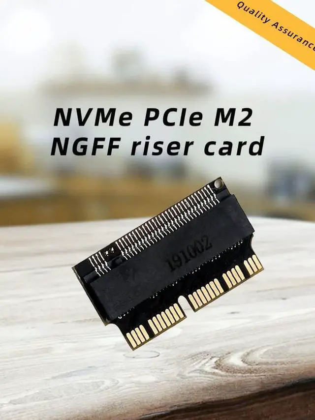 Alt view image 2 of 7 - M.2 NGFF Adapter NVMe PCI-E x4 M2 to SSD Compatible with A-pple Laptop,Mac-Book Air Pro 2013 2014 2015 A1465 A1466 A1502 A1398 (2Pcs)