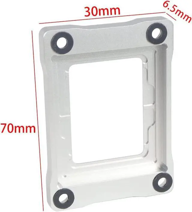 Alt view image 3 of 6 - Computer CPU Fixer Anti-Bending Buckle Bending Correction Type Anti-Fall Bracket Aluminum Alloy Compatible with Intel 12th Generation (Black)