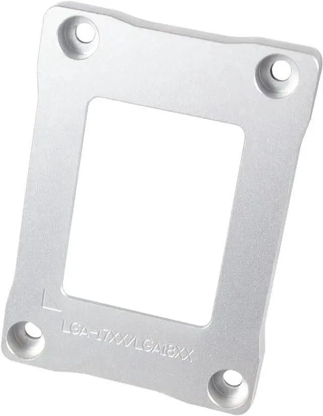 Alt view image 5 of 6 - Computer CPU Fixer Anti-Bending Buckle Bending Correction Type Anti-Fall Bracket Aluminum Alloy Compatible with Intel 12th Generation (Black)