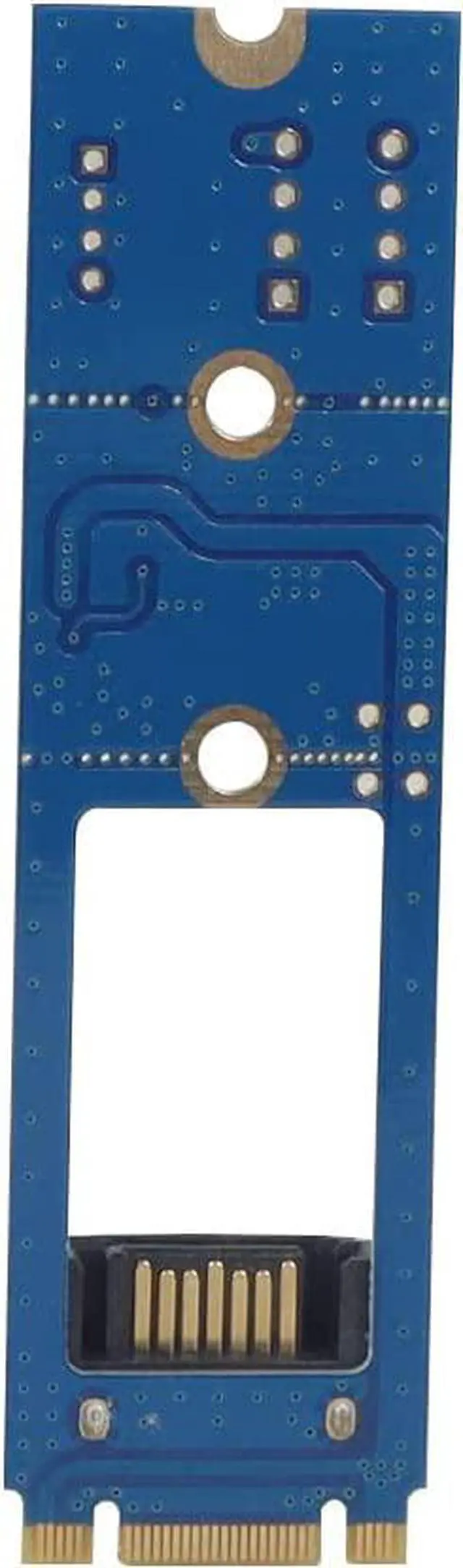 Alt view image 5 of 6 - M.2 to SATA 7Pin Adapter Card M.2 Key B-M to SATA3.0 Converter Board for M2 NGFF 2242 2260 2280 SDD
