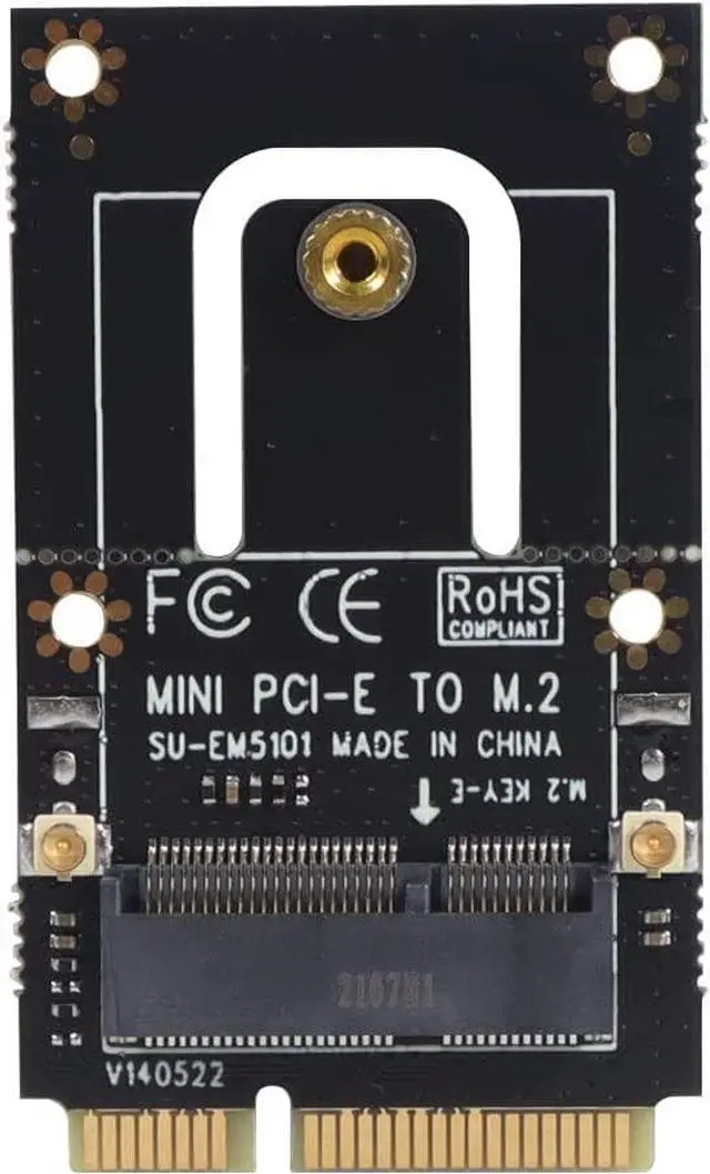 Main image of NGFF M.2 to Mini PCI-E Adapter Card Mini Pci-e to M.2 Wireless Module Conversion Card EM5101 / EM5101B (EM5101 Without Antenna)
