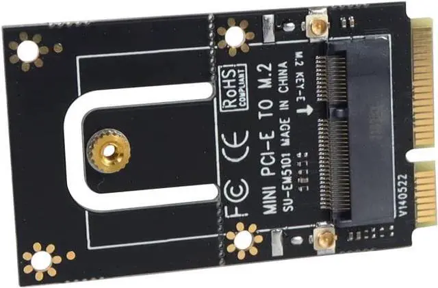 Alt view image 4 of 6 - NGFF M.2 to Mini PCI-E Adapter Card Mini Pci-e to M.2 Wireless Module Conversion Card EM5101 / EM5101B (EM5101 Without Antenna)