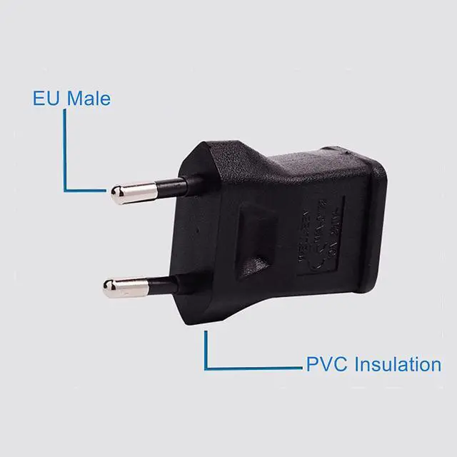 Alt view image 3 of 4 - US Outlet Converter 250V US Travel Plug Adapter Universal (US to Europe plug adapter)