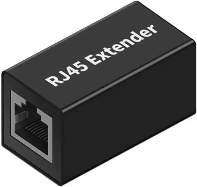 Main image of RJ45 to RJ46 Ethernet Adapter Connectors RJ45/RJ46 Ethernet Coupler Aluminum Alloy Female to Female RJ45 Extender for CAT5E/CAT6/CAT8 Ethernet