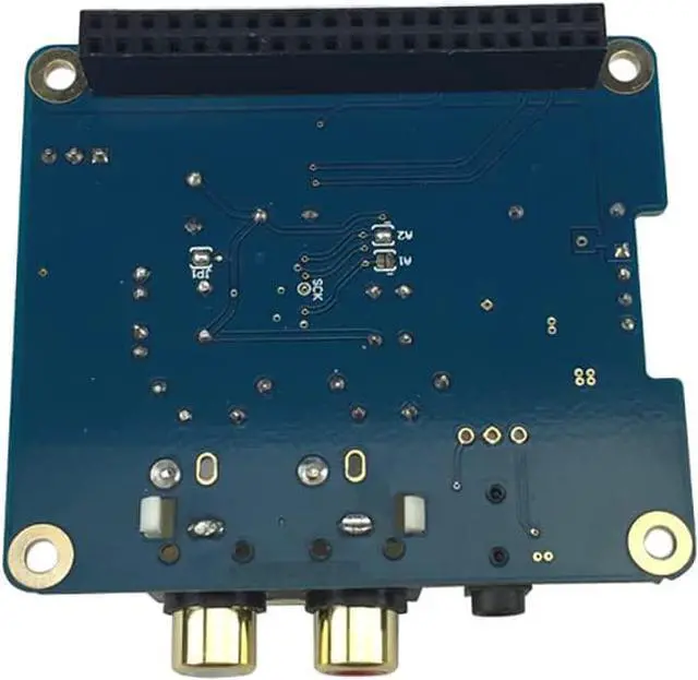 Alt view image 3 of 5 - Raspberry Pi Lossless Analog Audio Board 32bit HiFi DAC Audio Card Expansion Board for Raspberry Pi 4B/3B+ (Single Board)