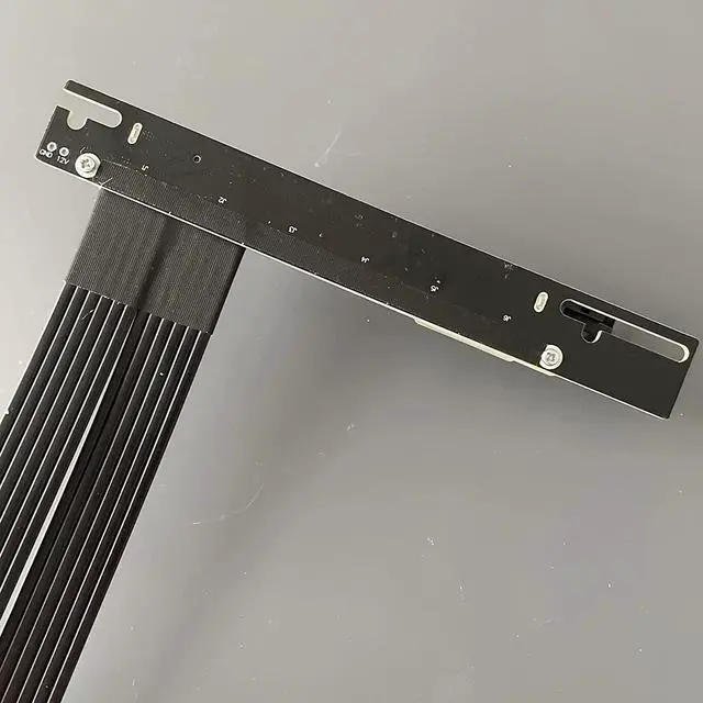 Alt view image 7 of 7 - PCI-E 4.0 Extension Cable 32G/BPS PCI Express Gen4 16x to 4X Riser Card New Shielding Graphics Card 4.0 x16 x4 PCIE Riser Extender for GTX3080ti RX5700xt GPU 1U Server (0.25m,R23SF)