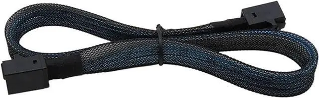 Alt view image 6 of 6 - 0.5m/1m Internal Mini SAS SFF-8643 to SFF-8643 Cable Mini SAS HD SFF 8643 Cable Adapter Support RAID Controller for Computer Hard Disk Server TV Projector (0.5m)