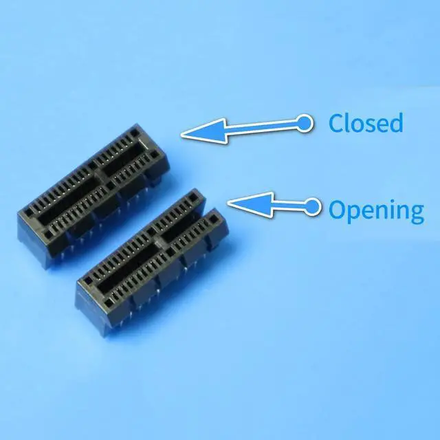 Alt view image 3 of 6 - R11S PCIe 3.0 x1 to x1 Extension Cable EMI Shielding 8G/BPS High Speed PCI Express 1x Riser Card Extender Ribbon Cable (45cm,R11SF-WK Open Type)