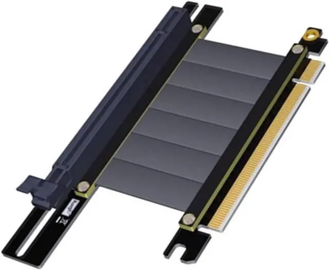 Main image of Graphics Video Cards Vertical Bracket PCIe 3.0 x16 PCI-E Express Extender Extension Cable for ATX PC Chassis Case Support RTX2080ti GTX1080ti Titan XP Radeon580 VEGA64 (15cm,R33SH Cable)