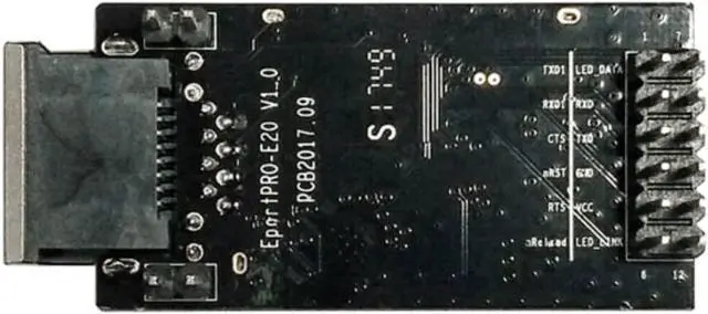 Alt view image 3 of 7 - 5/10PCS Eport-E20 Network Server Port FreeRTOS TTL Serial to Ethernet Embedded Module DHCP 3.3V DHCP TCP IP Telnet Converter MCU (1pcs)