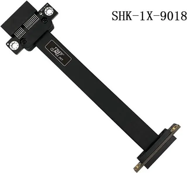 Alt view image 2 of 7 - PCI-E 3.0 1x to 1x Extension Cable High Speed Universal PCI Express 1x Riser Card Ribbon Extender SHK-1X 8GB/bsp Support PCI-E 1x 4X 8X 16x (5cm,SHK-1X-9018)