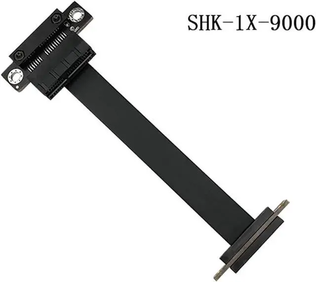 Alt view image 2 of 5 - PCI-E 3.0 1x to 1x Extension Cable High Speed Universal PCI Express 1x Riser Card Ribbon Extender SHK-1X 8GB/bsp Support PCI-E 1x 4X 8X 16x (10cm,SHK-1X-9000)