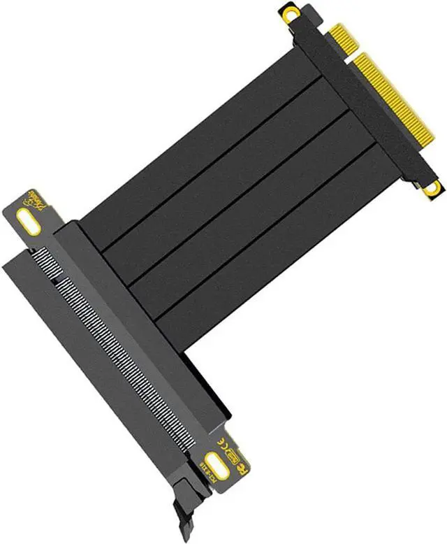 Alt view image 3 of 3 - PCI-E 3.0 8X to 16x Slot Riser Cable PCI-E 3.0 Full Speed Extension Cable GPU Riser Adapter Card Extender Cable Support 3060 Graphic Card for BTC Bitcoin Ethereum Mining (30cm)