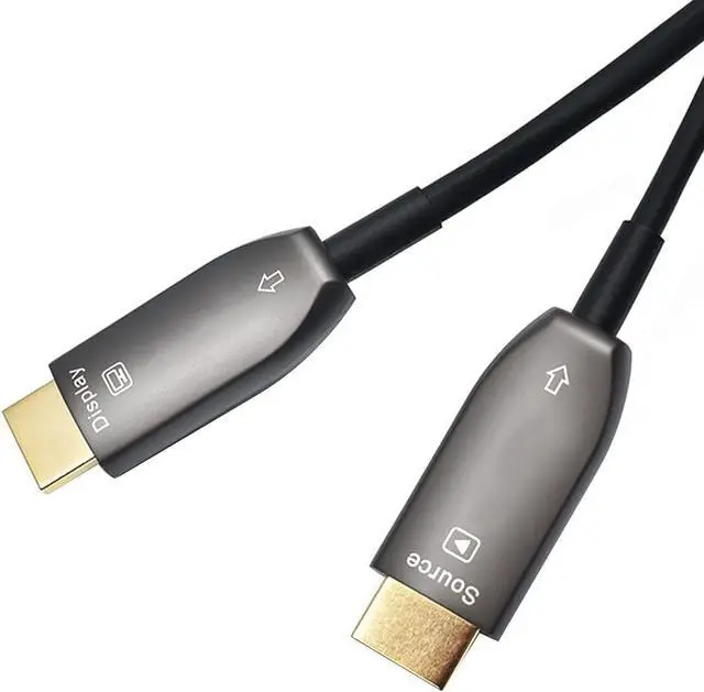 Main image of 4K@60HZ Optical Fiber DP Cable 2.0 18Gbps 250mw High Speed Silicon Line Chip (4:4:4 HDR eARC HiFi HDCP2.2) Compatible with HDMI 2.0 Computer PS4/3 UHD TV Xbox One Blu-ray Projector (20m)