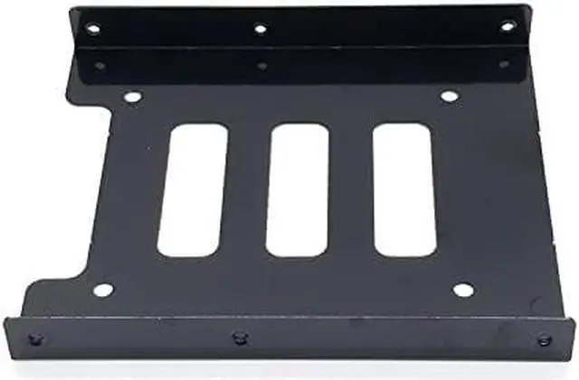 Alt view image 3 of 6 - 2.5 to 3.5 Inch Hard Disk Metal Bracket Adapter HDD Holder with IDE 4P Male to SATA 15 Pin Cable SATA 3.0 Cable for Desktop PCSSD Server (Blue)