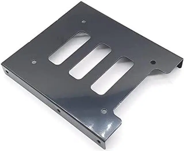 Alt view image 4 of 6 - 2.5 to 3.5 Inch Hard Disk Metal Bracket Adapter HDD Holder with IDE 4P Male to SATA 15 Pin Cable SATA 3.0 Cable for Desktop PCSSD Server (Blue)