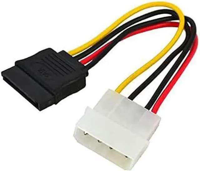 Alt view image 6 of 6 - 2.5 to 3.5 Inch Hard Disk Metal Bracket Adapter HDD Holder with IDE 4P Male to SATA 15 Pin Cable SATA 3.0 Cable for Desktop PCSSD Server (Blue)