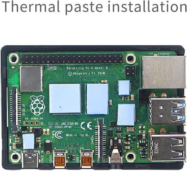 Alt view image 6 of 6 - 3.5 inch TFT LCD Touch Screen Display w/Fan Touch Pen Input Monitor Kit Compatible with HDMI Raspberry Pi 4B 3B 3B+ (No Case)