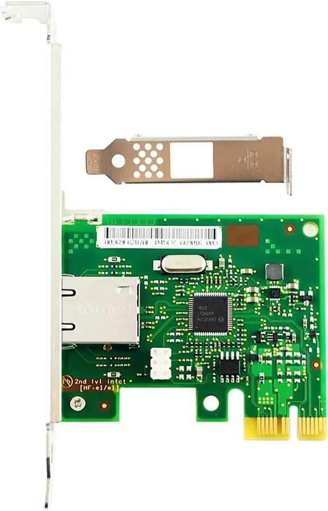 Alt view image 2 of 5 - PCIe RJ45 Port Network Card Intel I210AT Chip PCI Express x1 Ethernet LAN Adapter Converter 10/100/1000Mbps Support Windows XP/VISTA/7/8/10/Server, Linux, Freebsd, VMware ESXi