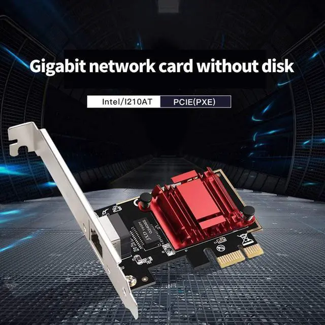 Alt view image 2 of 7 - diewu TXA089 PCI-E Single Port Gigabit Ethernet Card Ethernet 10/100/1000Mbps RJ45 PCIe LAN Network Adapter Card PXE Boot for Desktop PC/Server/Workstation