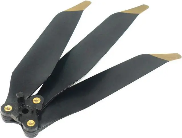 Alt view image 4 of 7 - 2 Pairs Quick Release Foldable Carbon Fiber Propeller 8331F Plastic 3 Leaf Props Drone Replacement Low-Noise Paddle Compatible for Mavic PRO Platinum