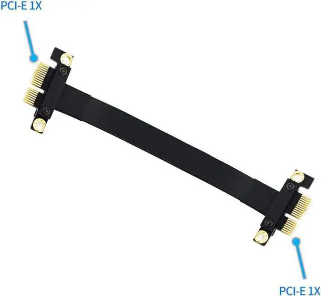 Alt view image 4 of 7 - PCI-e 36PIN 1X Extension Cable Gen3 8Gbps PCI Express 3.0 Card Adapter Cable for 1U/2U Chassis 20CM (Male to Male)
