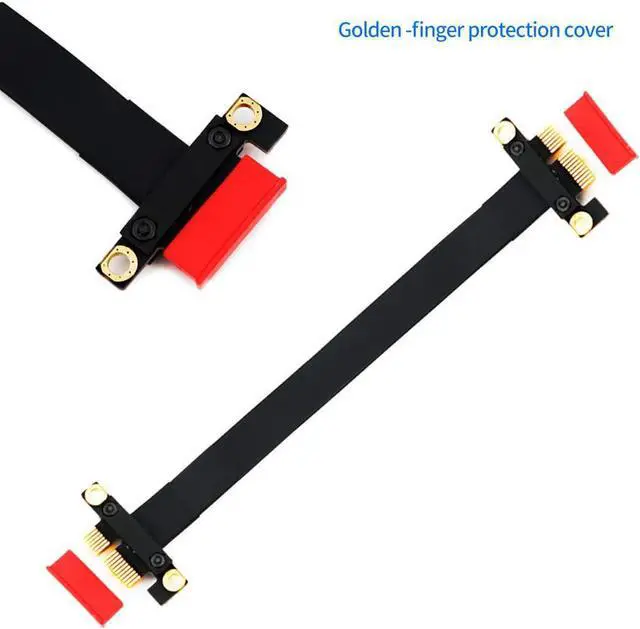 Alt view image 5 of 7 - PCI-e 36PIN 1X Extension Cable Gen3 8Gbps PCI Express 3.0 Card Adapter Cable for 1U/2U Chassis 20CM (Male to Male)