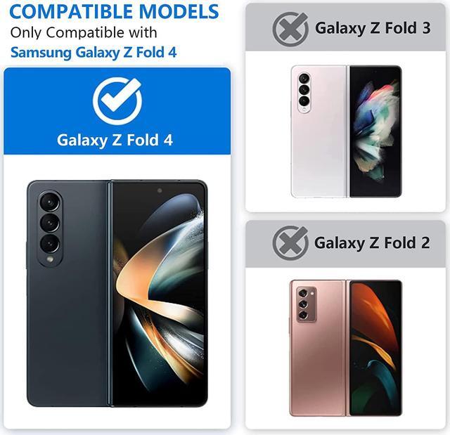 Alt view image 2 of 7 - Nillkin CamShield Pro for Samsung Galaxy Z Fold 4 Case with S Pen Holder & Slide Camera Cover [Creative Hinge Protection][Hidden Kickstand] Protective Phone Case for Galaxy Z Fold 4 Case - Blue