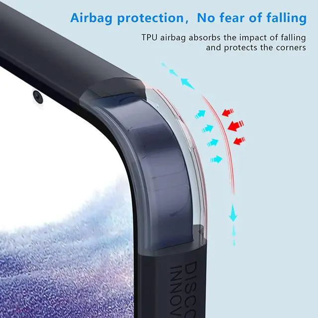 Alt view image 6 of 7 - Nillkin for Samsung Galaxy A54 5G Case, Frosted Shield Pro Ultra Thin Phone Case for Samsung A54 Military Grade Shockproof Anti-Scratch & Slip Dual Layer Tough Case for Galaxy A54 case Black