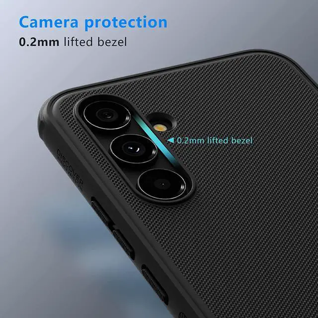 Alt view image 5 of 7 - Nillkin for Samsung Galaxy A54 5G Case, Frosted Shield Pro Ultra Thin Phone Case for Samsung A54 Military Grade Shockproof Anti-Scratch & Slip Dual Layer Tough Case for Galaxy A54 case Black