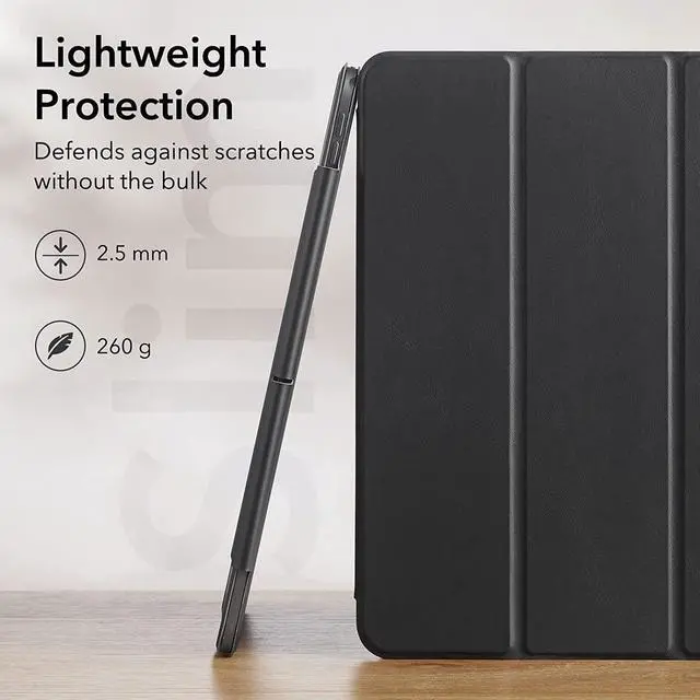Alt view image 7 of 7 - ESR for iPad Pro 11 Inch Case, iPad 11 Pro Case (2022/2021/2020, 4th/3rd/2nd Generation), Convenient Magnetic Attachment, 2-Way Stand, Full Pencil 2 Support, Rebound Magnetic Case, Durable Black