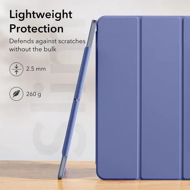 Alt view image 7 of 7 - ESR for iPad Pro 11 Inch Case, iPad 11 Pro Case (2022/2021/2020, 4th/3rd/2nd Generation), Convenient Magnetic Attachment, 2-Way Stand, Full Pencil 2 Support, Rebound Magnetic Case, Lavender