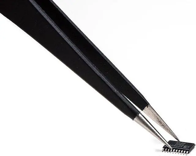 Alt view image 6 of 7 - Kingsdun 8pcs Pointed Precision Tweezers Set Professional Anti-Static Long Tweezer Kit for Electronic Repairing,Soldering & Crafting